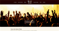 Desktop Screenshot of coachvocalparis.com